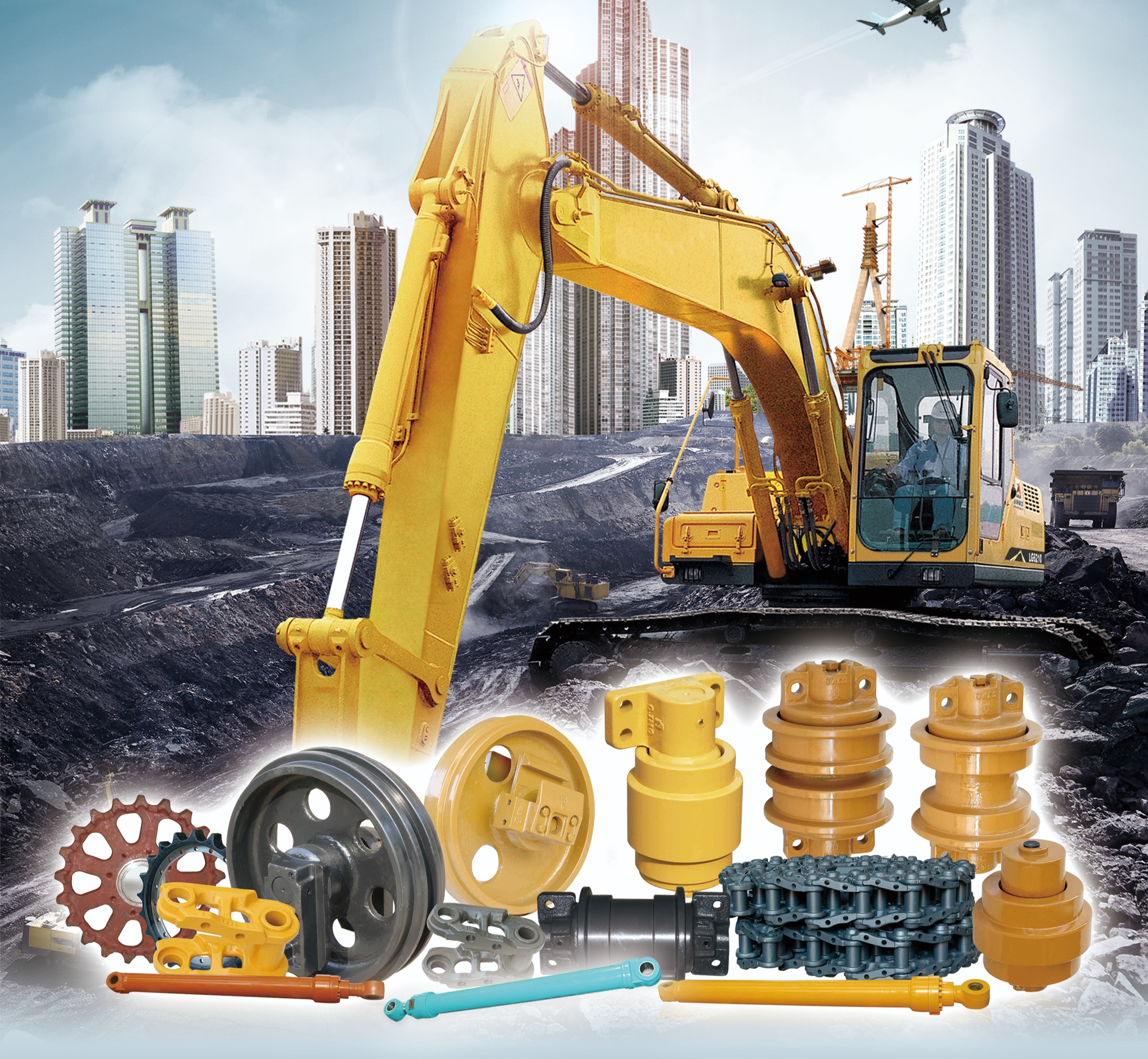 Các bộ phận Backhoe khác nhau là gì